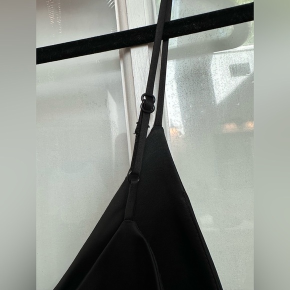 ROAM | Valencia Satin Black Slip Formal Midi Dress Size XS Cocktail Party - Picture 7 of 15